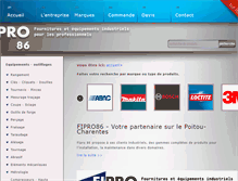 Tablet Screenshot of fipro86.com